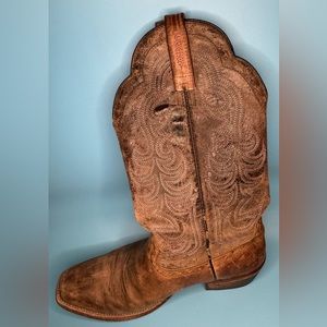 ARIAT Square Toe Pink Trim Design Size US 9B